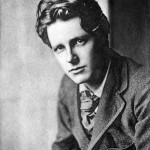 black and white image of Rupert Brooke