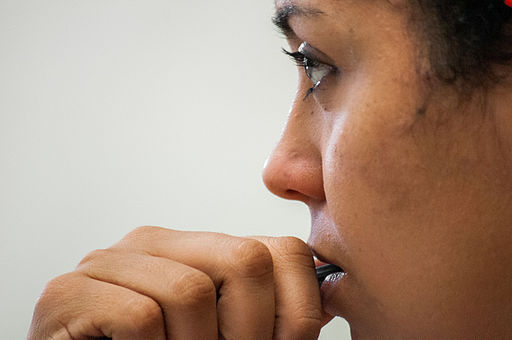 Thoughtful woman