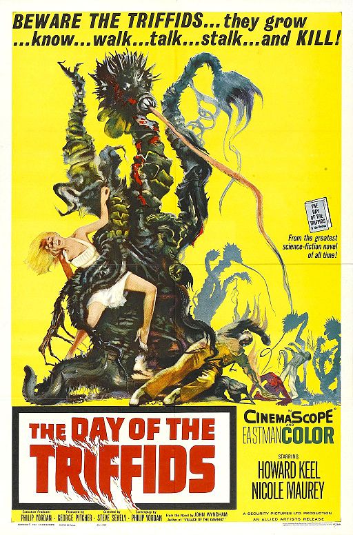 Poster for a fil version of Day of the Triffids