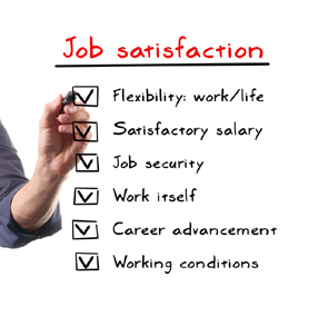 Job satisfaction tick box questionnaire