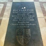 Memorial to King Richard III if England