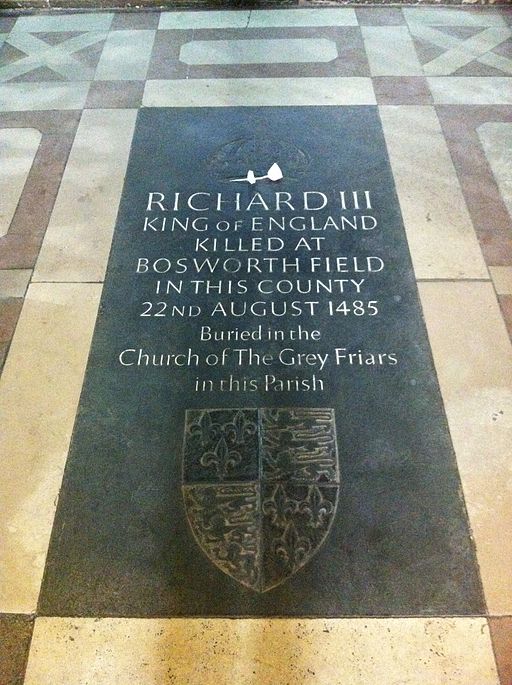 Memorial to King Richard III if England
