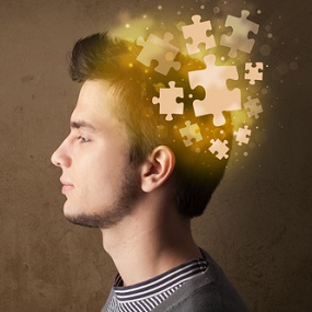 Psychology Student. Mind an expanding Jigsaw puzzle